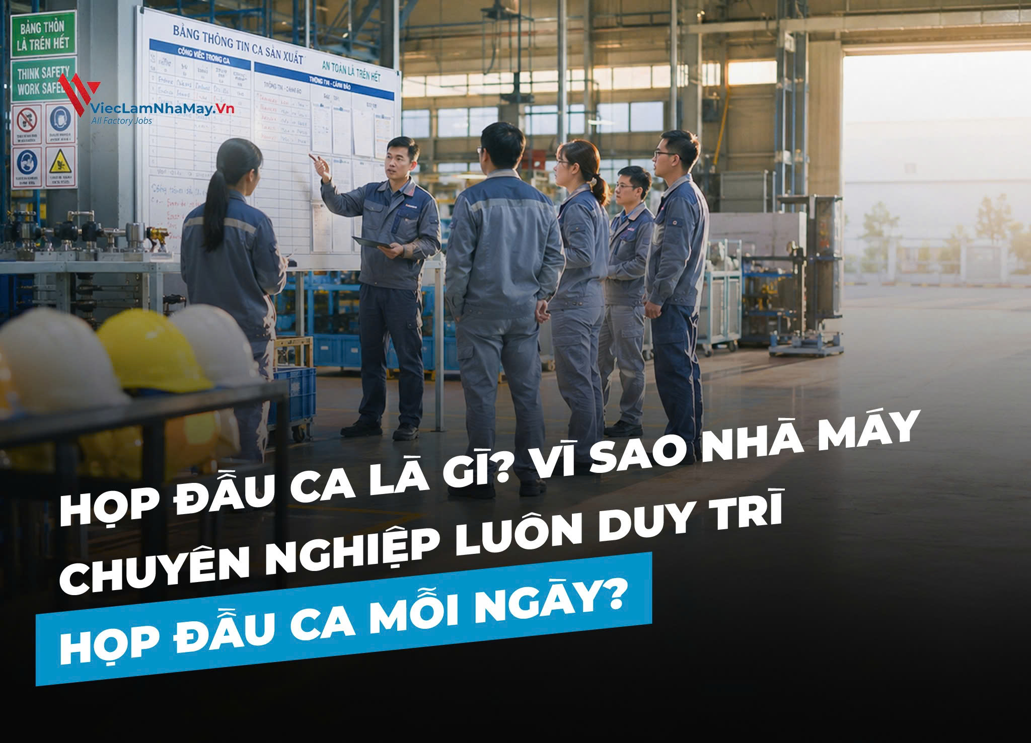 Họp đầu ca là gì? Vì sao nhà máy chuyên nghiệp luôn duy trì họp đầu ca mỗi ngày? Họp đầu ca là gì? Vì sao nhà máy chuyên nghiệp luôn duy trì họp đầu ca mỗi ngày?