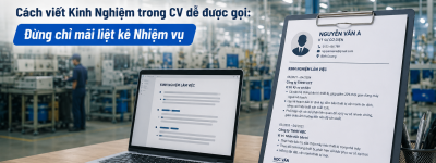 Cách viết Kinh Nghiệm trong CV dễ được gọi: Đừng chỉ mãi liệt kê Nhiệm vụ