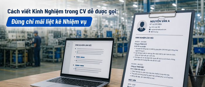 Cách viết Kinh Nghiệm trong CV dễ được gọi: Đừng chỉ mãi liệt kê Nhiệm vụ