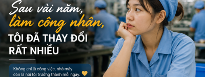 Sau vài năm làm công nhân, Tôi đã thay đổi như thế nào?