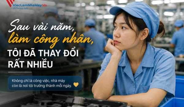 Sau vài năm làm công nhân, Tôi đã thay đổi như thế nào?