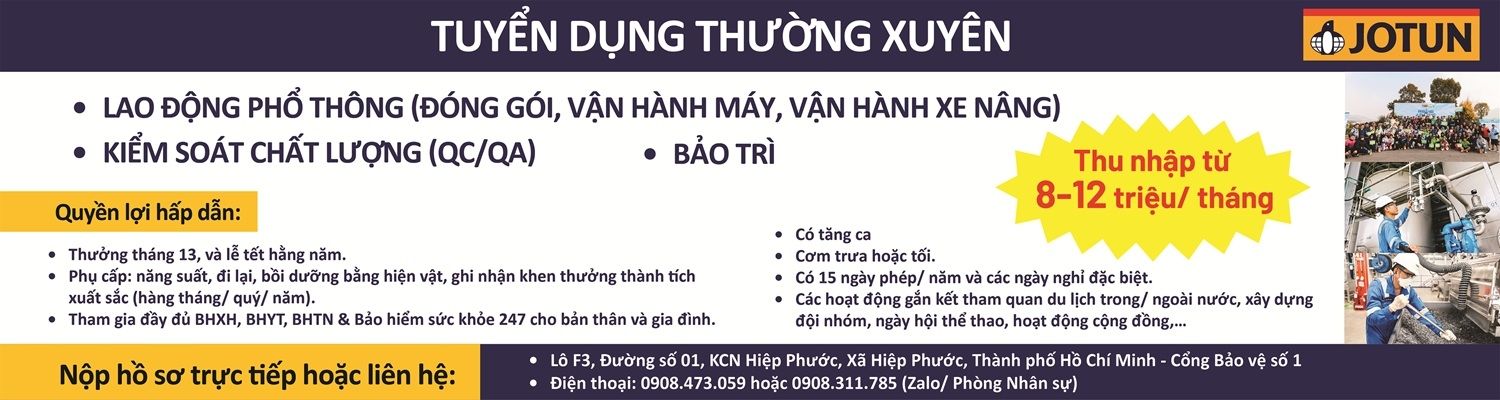 Công ty TNHH Sơn Jotun Việt Nam 