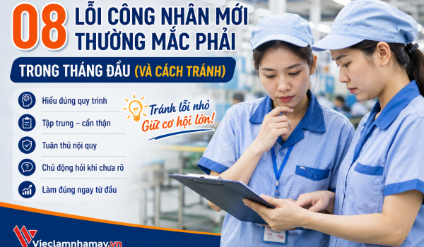 Chỉ bạn 8 lỗi công nhân mới thường mắc trong tháng đầu đi làm và cách tránh