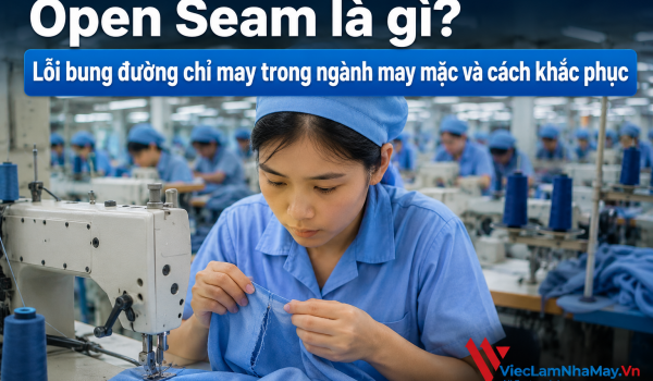 Open Seam là gì? Lỗi bung đường chỉ trong ngành may mặc và cách khắc phục hiệu quả