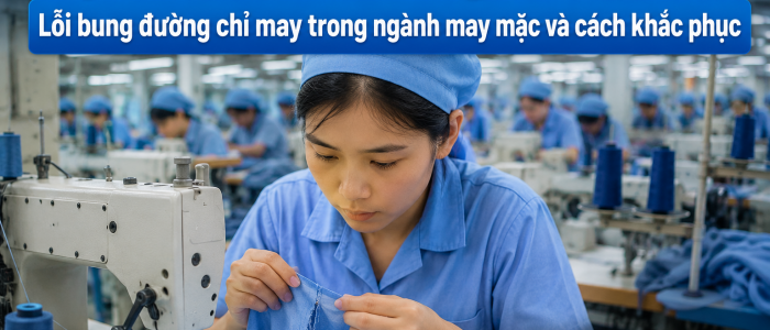 Open Seam là gì? Lỗi bung đường chỉ trong ngành may mặc và cách khắc phục hiệu quả