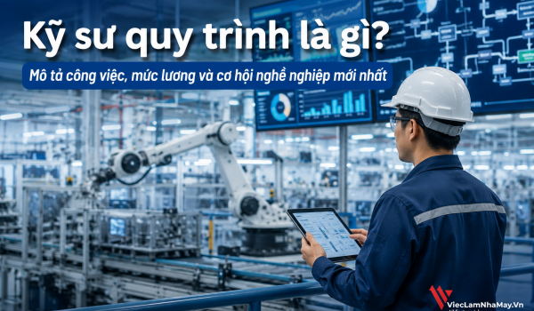 Kỹ sư quy trình là gì? Mô tả công việc, mức lương và cơ hội nghề nghiệp mới nhất