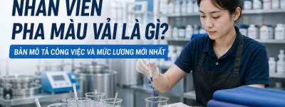 Nhân viên pha màu vải là gì? Bản mô tả công việc và mức lương mới nhất Nhân viên pha màu vải là gì? Bản mô tả công việc và mức lương mới nhất