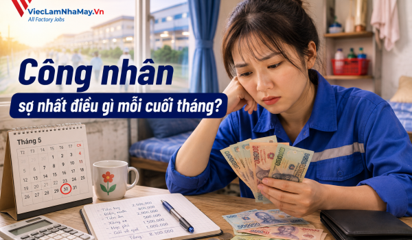 Công nhân sợ nhất điều gì mỗi cuối tháng?