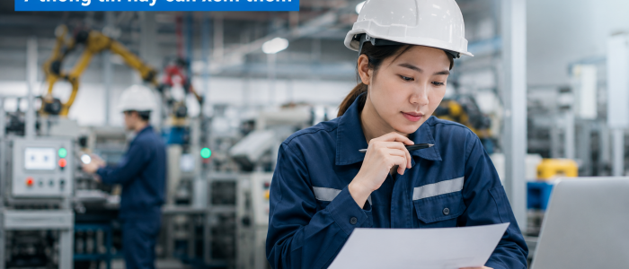 Đừng chỉ nhìn mức lương khi tìm việc nhà máy: 7 thông tin này cần xem thêm