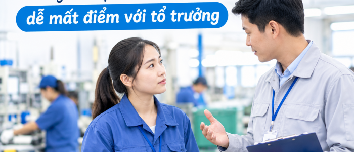 5 lỗi giao tiếp khiến công nhân dễ mất điểm với tổ trưởng