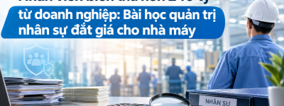 Nhân viên biển thủ 242 tỷ của doanh nghiệp: Bài học quản trị nhân sự đắt giá cho nhà máy Nhân viên biển thủ 242 tỷ của doanh nghiệp: Bài học quản trị nhân sự đắt giá cho nhà máy