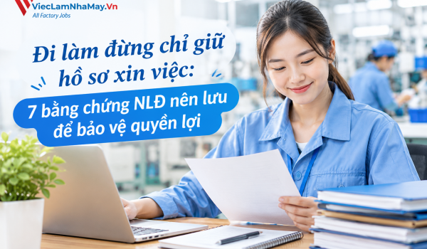 Đi làm đừng chỉ giữ hồ sơ xin việc: 7 bằng chứng NLĐ nên lưu để bảo vệ quyền lợi